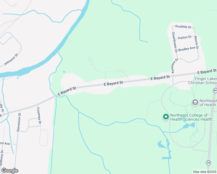 map of restaurants, bars, coffee shops, grocery stores, and more near 2986 East Bayard Street in Seneca Falls