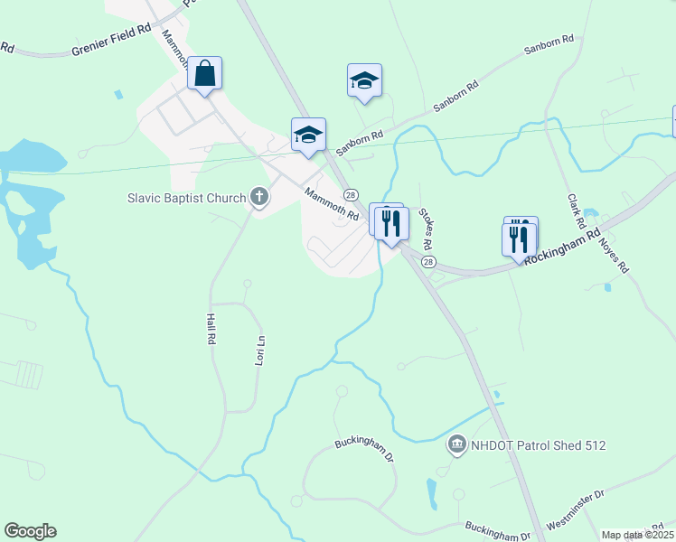 map of restaurants, bars, coffee shops, grocery stores, and more near 20 Hunter Boulevard in Londonderry
