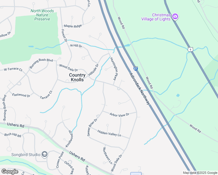 map of restaurants, bars, coffee shops, grocery stores, and more near 134 Wood Dale Drive in Ballston Lake