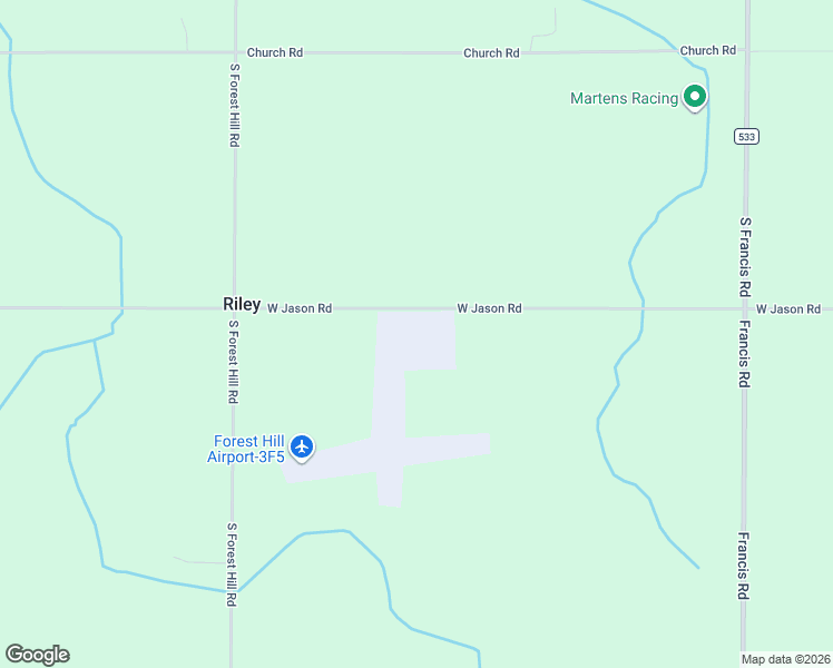 map of restaurants, bars, coffee shops, grocery stores, and more near 7677 West Jason Road in Saint Johns