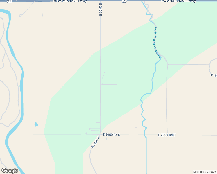 map of restaurants, bars, coffee shops, grocery stores, and more near 1944-1970 South 1500 East in Gooding