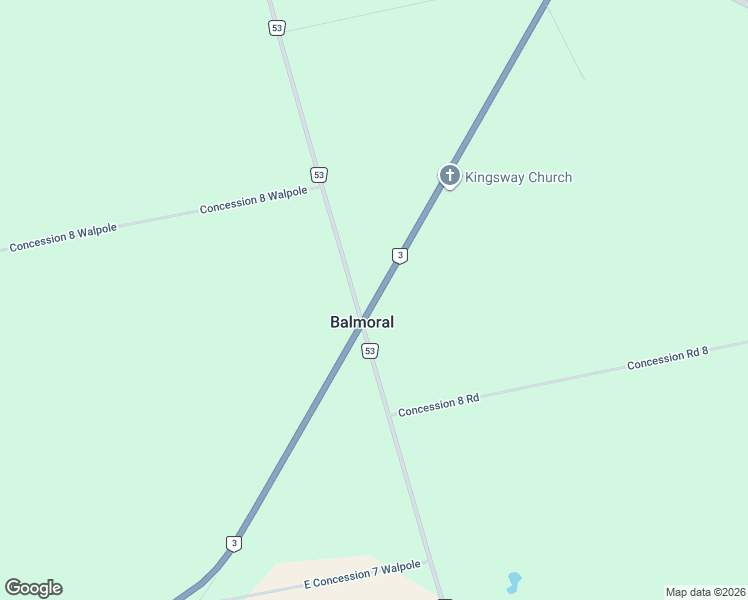 map of restaurants, bars, coffee shops, grocery stores, and more near 1 Talbot Road in Hagersville