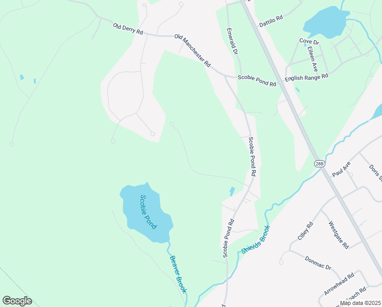 map of restaurants, bars, coffee shops, grocery stores, and more near 17 Wentworth Lane in Derry