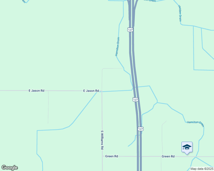 map of restaurants, bars, coffee shops, grocery stores, and more near 6955 South Williams Road in Saint Johns