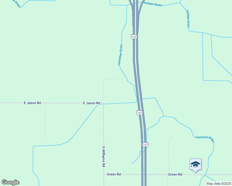 map of restaurants, bars, coffee shops, grocery stores, and more near 6955 South Williams Road in Saint Johns