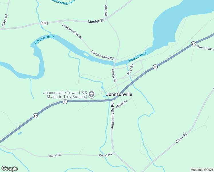 map of restaurants, bars, coffee shops, grocery stores, and more near 11 Gas Plant Road in Johnsonville