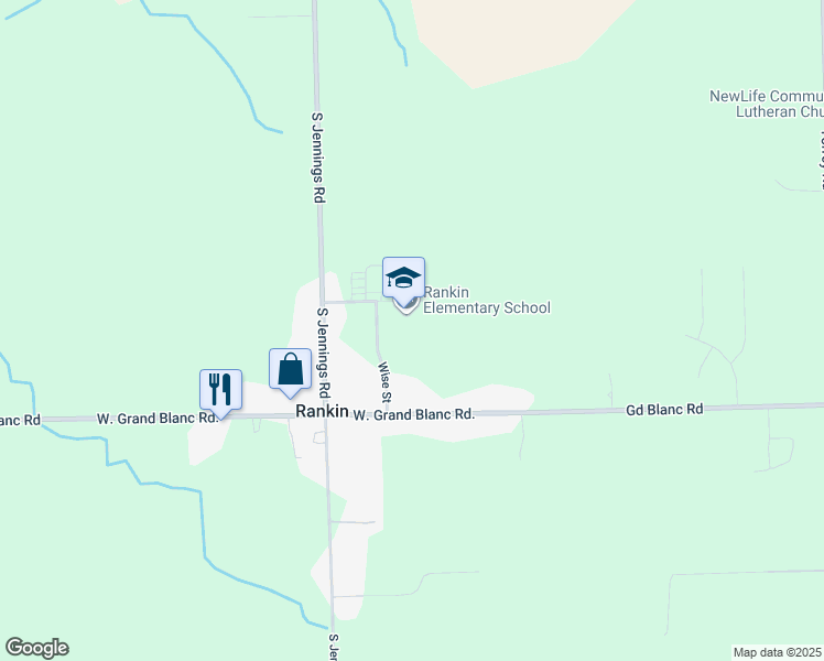 map of restaurants, bars, coffee shops, grocery stores, and more near 3459 Mundy Avenue in Swartz Creek