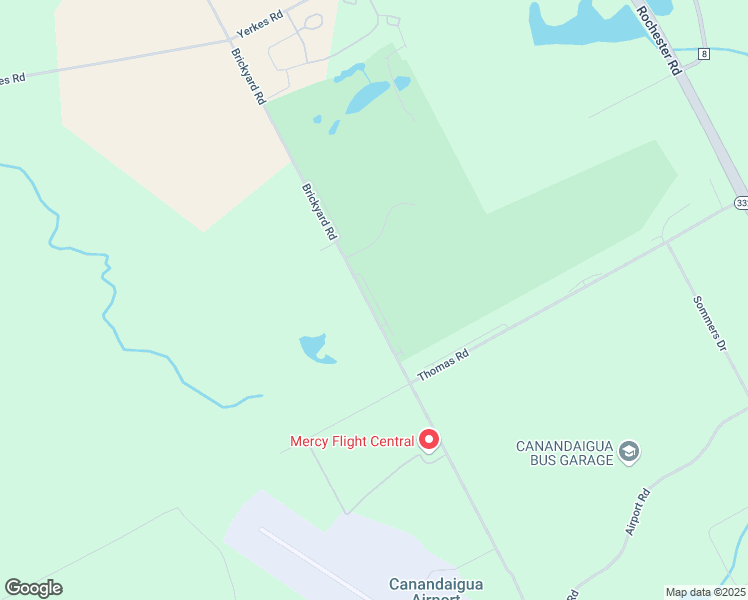 map of restaurants, bars, coffee shops, grocery stores, and more near 2349 Brickyard Road in Canandaigua