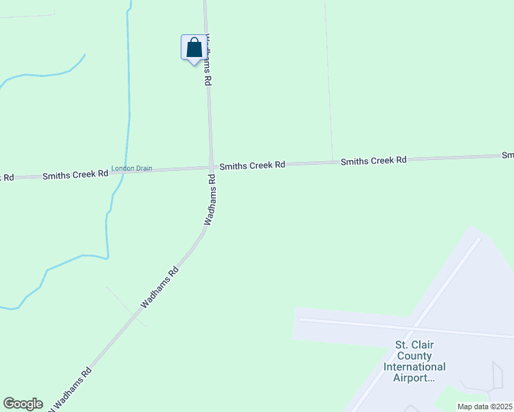 map of restaurants, bars, coffee shops, grocery stores, and more near 5405 Smiths Creek Road in Kimball