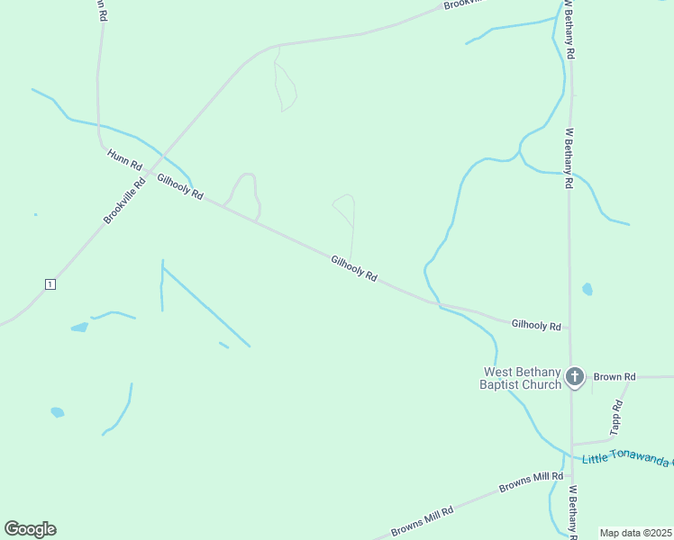 map of restaurants, bars, coffee shops, grocery stores, and more near 4221 Gilhooly Road in Alexander