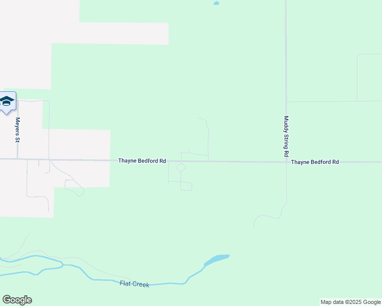 map of restaurants, bars, coffee shops, grocery stores, and more near County Road 122 in Thayne