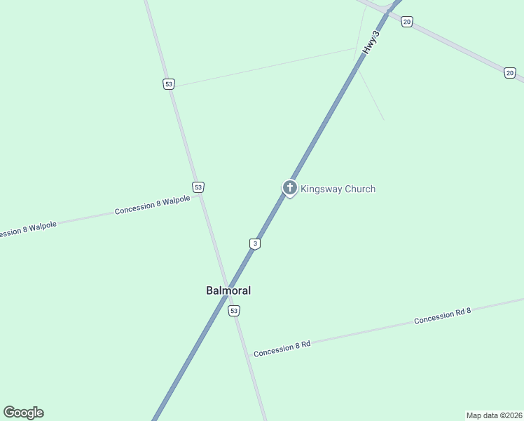 map of restaurants, bars, coffee shops, grocery stores, and more near 1-165 Talbot Road in Hagersville