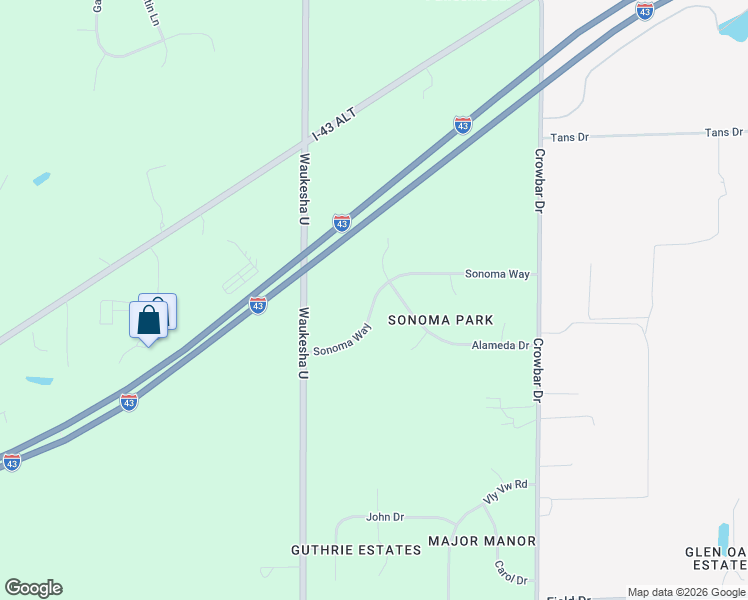 map of restaurants, bars, coffee shops, grocery stores, and more near Sonoma Way in Big Bend
