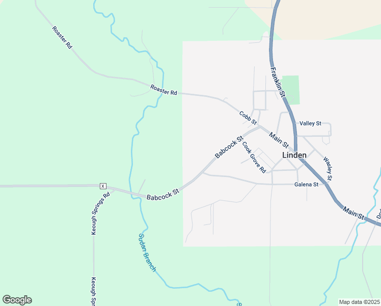 map of restaurants, bars, coffee shops, grocery stores, and more near 131 Babcock Street in Linden
