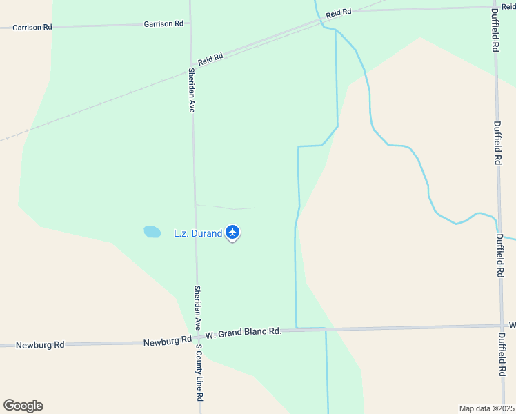 map of restaurants, bars, coffee shops, grocery stores, and more near 7323 Sheridan Avenue in Durand