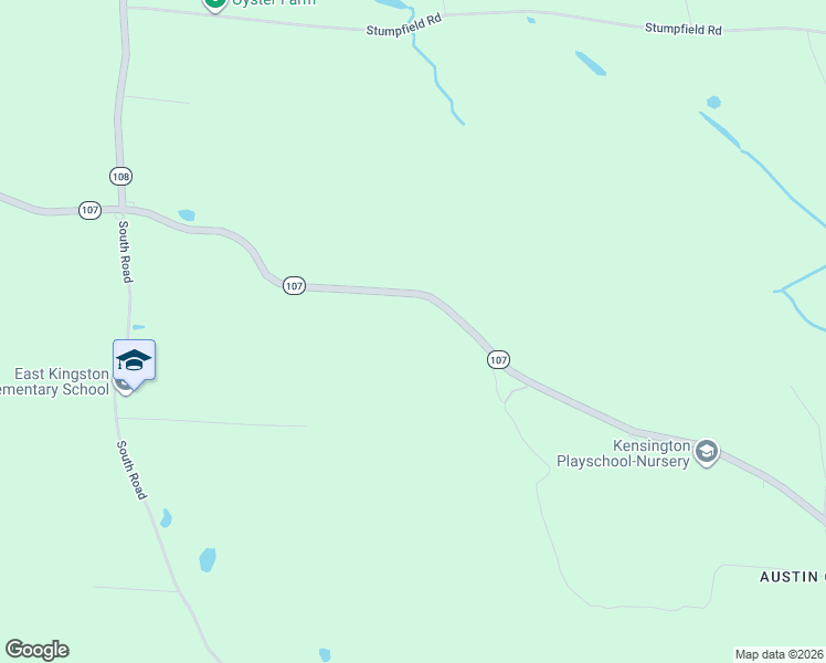 map of restaurants, bars, coffee shops, grocery stores, and more near 70 East Road in East Kingston