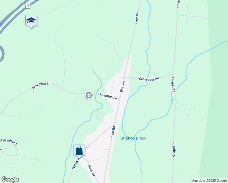 map of restaurants, bars, coffee shops, grocery stores, and more near 41 Autumn Acres Road in Bennington County