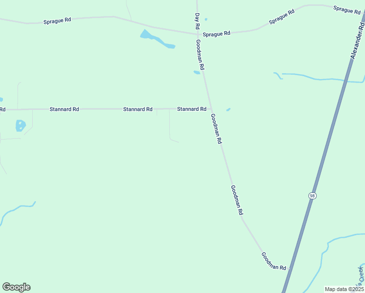 map of restaurants, bars, coffee shops, grocery stores, and more near 10222 Goodman Rd in Alexander