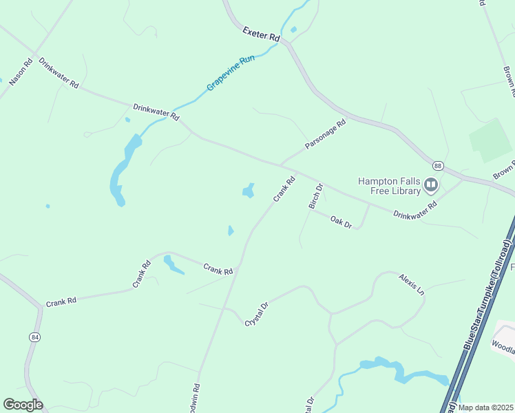 9 Crank Road, Hampton Falls NH Walk Score