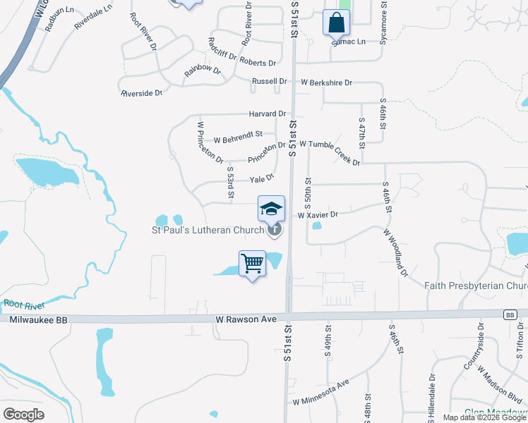 map of restaurants, bars, coffee shops, grocery stores, and more near 5191 Princeton Pines Court in Franklin
