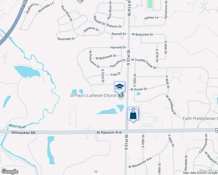 map of restaurants, bars, coffee shops, grocery stores, and more near 5253 Princeton Pines Court in Franklin