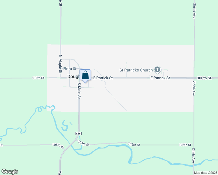 map of restaurants, bars, coffee shops, grocery stores, and more near in Dougherty