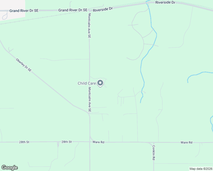 map of restaurants, bars, coffee shops, grocery stores, and more near 4579 South Montcalm Avenue in Lowell