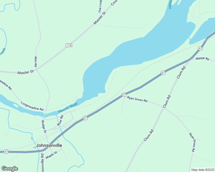 map of restaurants, bars, coffee shops, grocery stores, and more near 133 River Road in Johnsonville