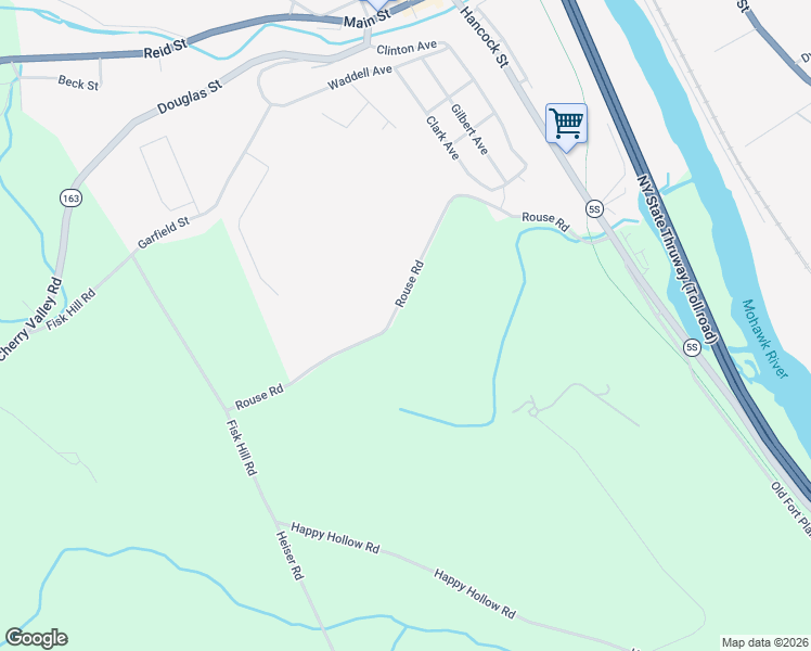 map of restaurants, bars, coffee shops, grocery stores, and more near 227 Rouse Road in Fort Plain
