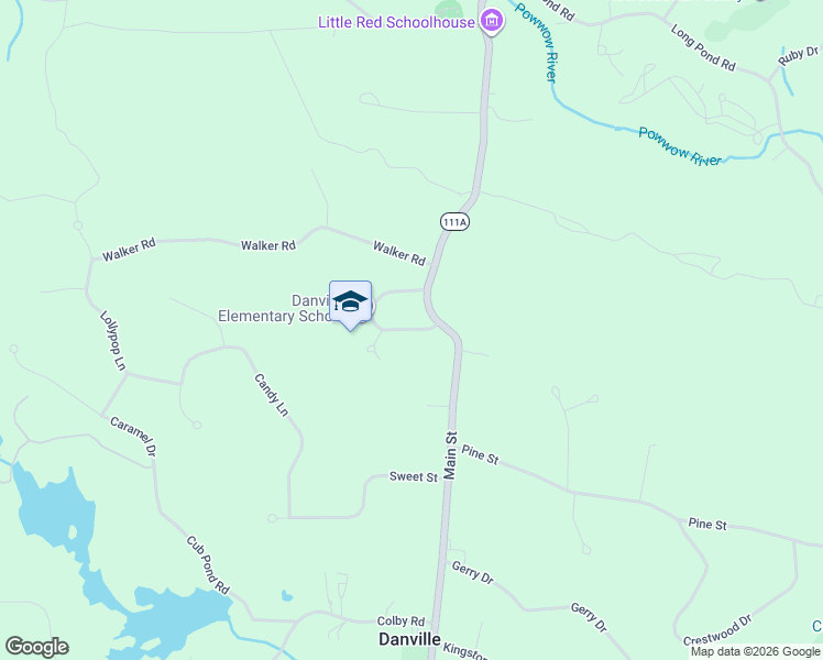 map of restaurants, bars, coffee shops, grocery stores, and more near 263 Main Street in Danville