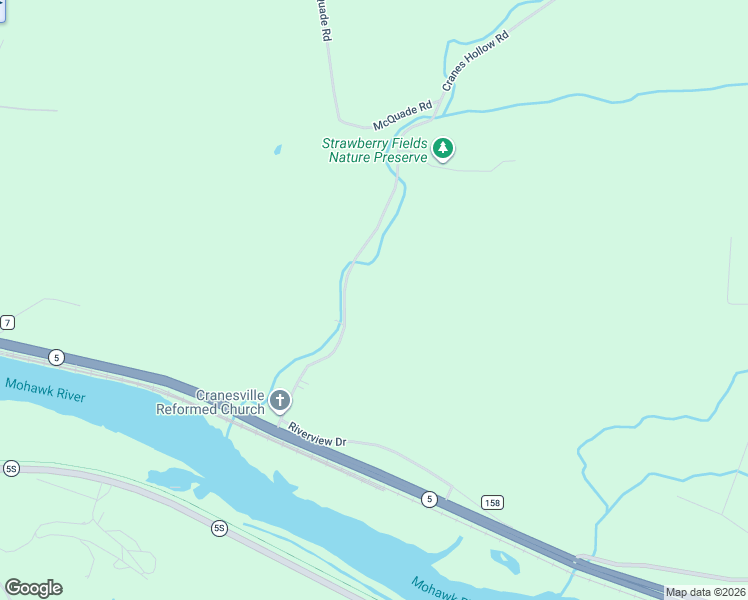 map of restaurants, bars, coffee shops, grocery stores, and more near 164 Cranes Hollow Road in Amsterdam