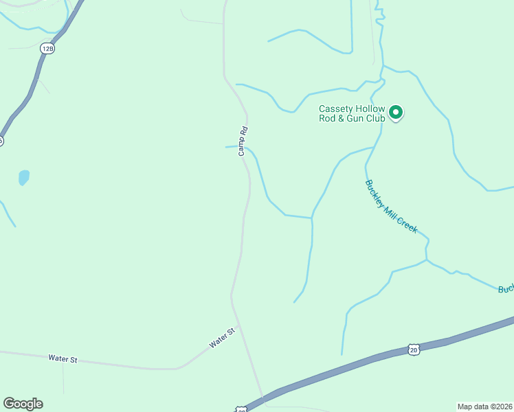 map of restaurants, bars, coffee shops, grocery stores, and more near 4112 Camp Road in Oriskany Falls