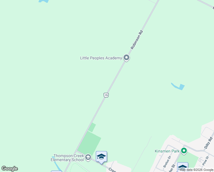 map of restaurants, bars, coffee shops, grocery stores, and more near 211 Robinson Road in Haldimand County