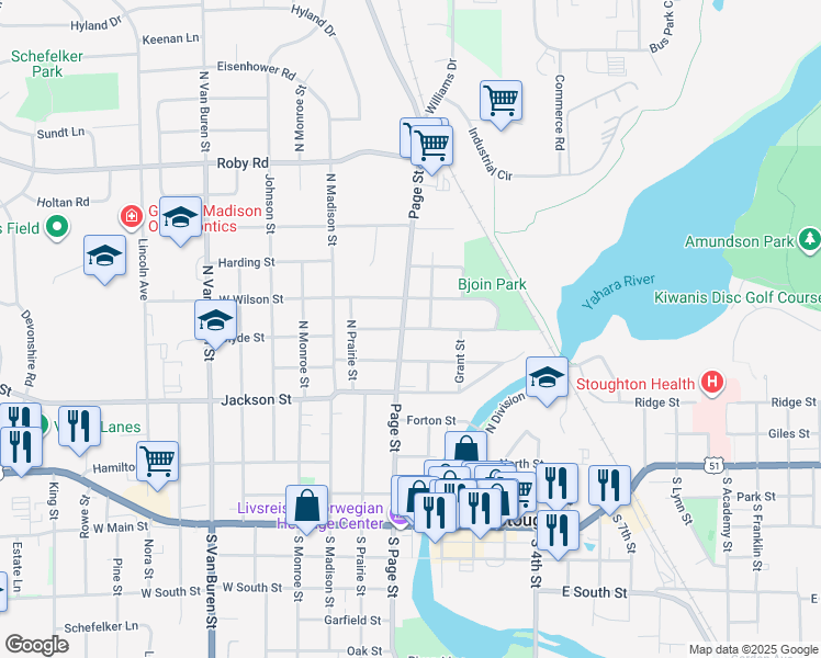 501 North Page Street, Stoughton WI Walk Score