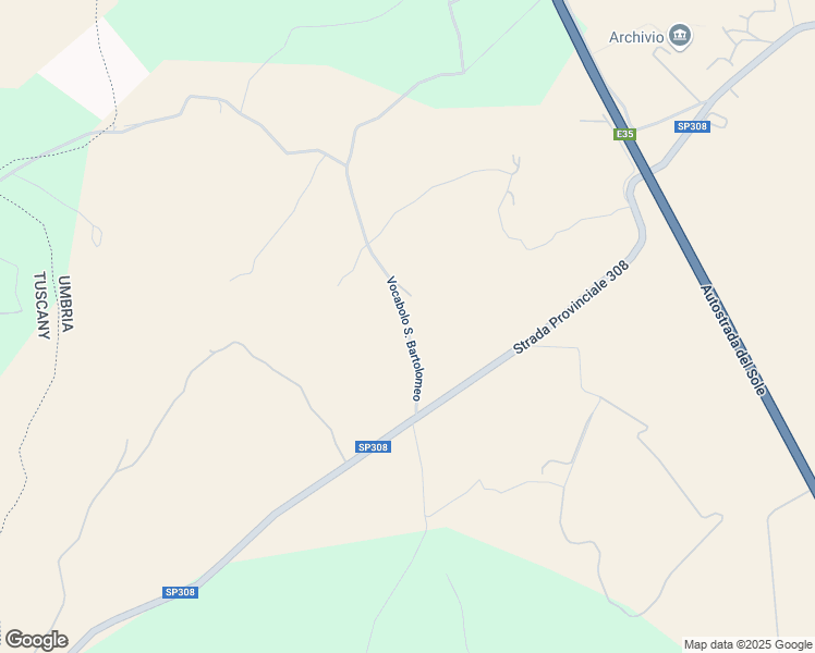 map of restaurants, bars, coffee shops, grocery stores, and more near 24 Localita' San Bartolomeo in Provincia di Perugia