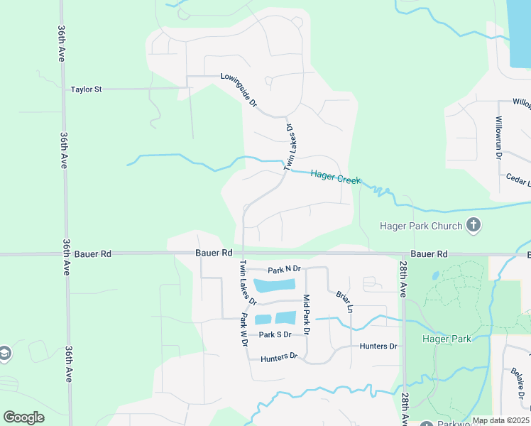 map of restaurants, bars, coffee shops, grocery stores, and more near 8518 Twin Lakes Drive in Georgetown Township