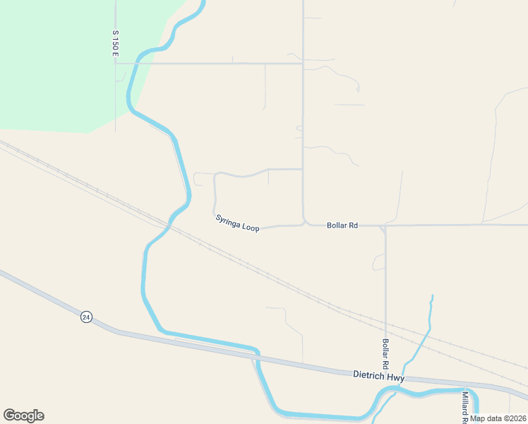 map of restaurants, bars, coffee shops, grocery stores, and more near Syringa Loop in Shoshone