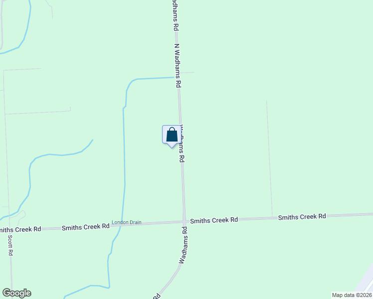 map of restaurants, bars, coffee shops, grocery stores, and more near 646 Wadhams Road in Smiths Creek