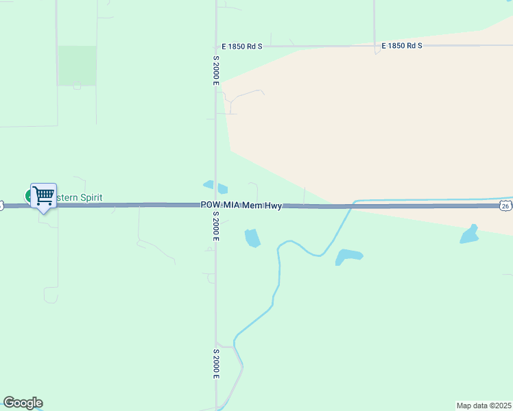 map of restaurants, bars, coffee shops, grocery stores, and more near U.S. Highway 26 in Gooding