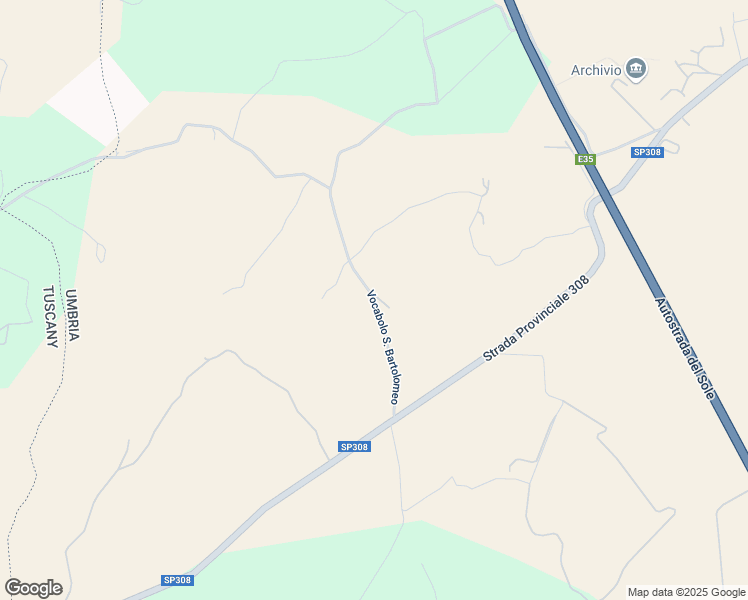 map of restaurants, bars, coffee shops, grocery stores, and more near 24 Localita' San Bartolomeo in Provincia di Perugia