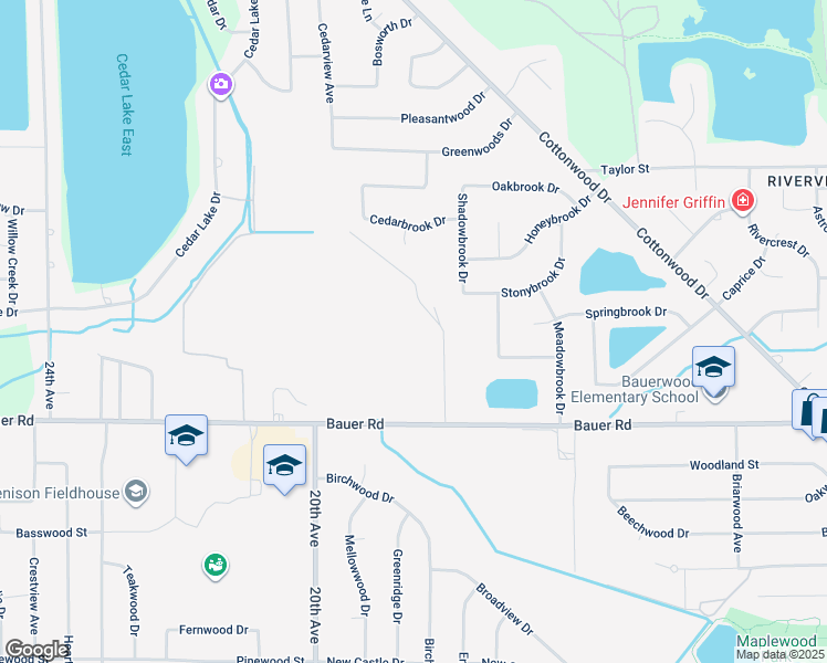 map of restaurants, bars, coffee shops, grocery stores, and more near in Ottawa County