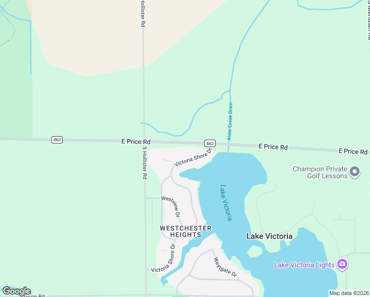 map of restaurants, bars, coffee shops, grocery stores, and more near 6370 Victoria Shore Drive in Laingsburg