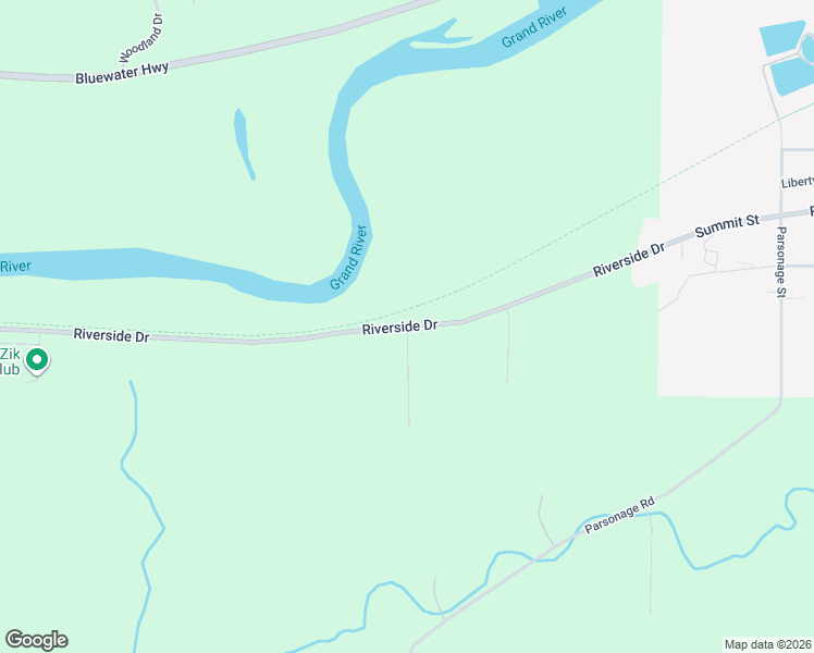 map of restaurants, bars, coffee shops, grocery stores, and more near 7905 Riverside Drive in Saranac