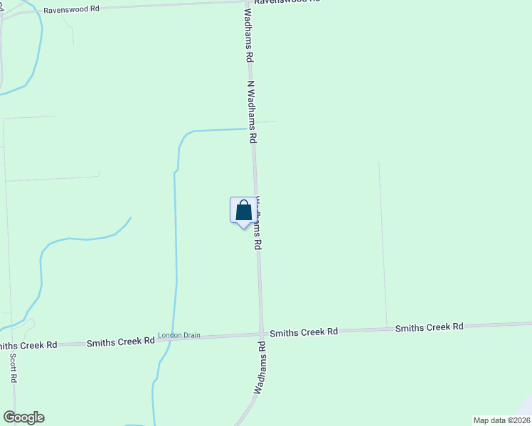 map of restaurants, bars, coffee shops, grocery stores, and more near 646 Wadhams Road in Smiths Creek