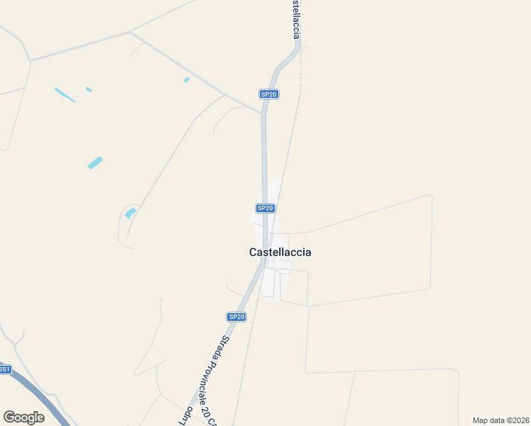 map of restaurants, bars, coffee shops, grocery stores, and more near Strada Provinciale 20 Castellaccia in Provincia di Grosseto