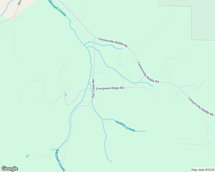 map of restaurants, bars, coffee shops, grocery stores, and more near 449 Evergreen Ridge Road in Riddle