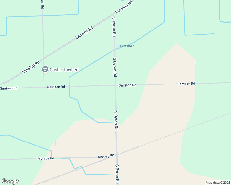 map of restaurants, bars, coffee shops, grocery stores, and more near 5050 South Byron Road in Durand