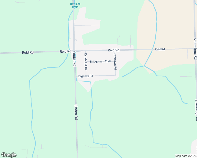 map of restaurants, bars, coffee shops, grocery stores, and more near 4411 Regency Road in Swartz Creek