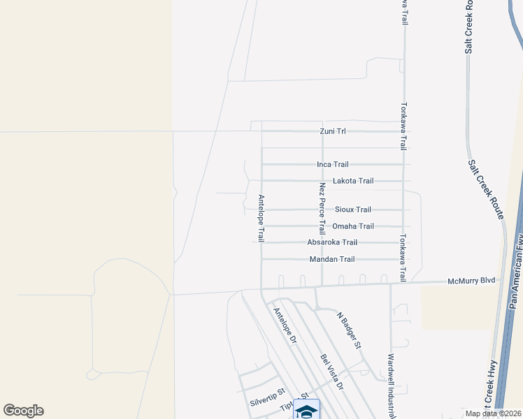 map of restaurants, bars, coffee shops, grocery stores, and more near Antelope Trail in Bar Nunn
