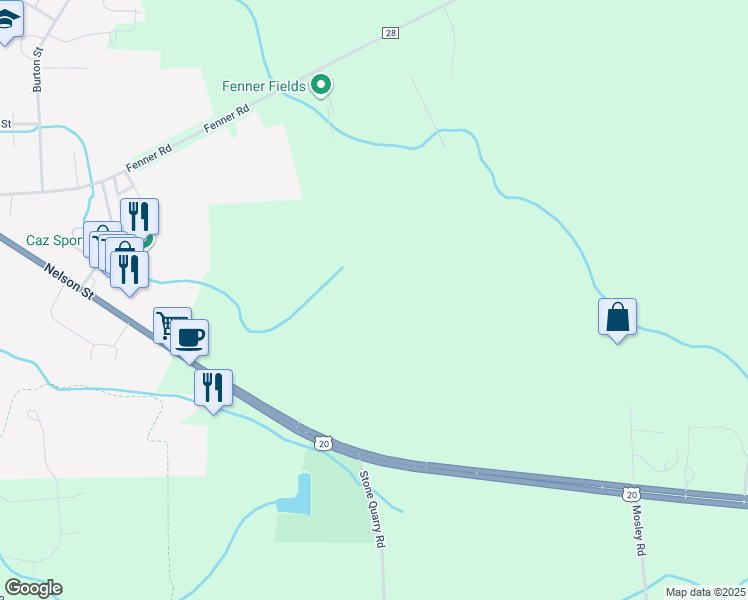 map of restaurants, bars, coffee shops, grocery stores, and more near in Cazenovia